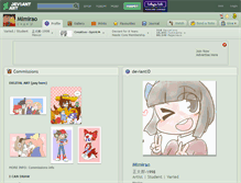 Tablet Screenshot of mimirao.deviantart.com