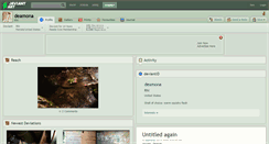 Desktop Screenshot of deamona.deviantart.com