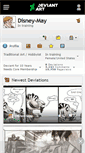Mobile Screenshot of disney-may.deviantart.com