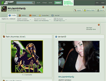 Tablet Screenshot of mrsjasminhardy.deviantart.com