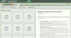 Desktop Screenshot of callmeplisskin.deviantart.com