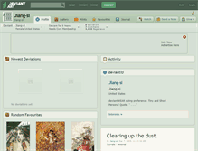 Tablet Screenshot of jiang-si.deviantart.com