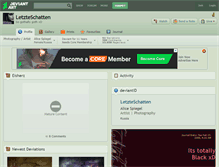 Tablet Screenshot of letzteschatten.deviantart.com