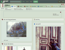 Tablet Screenshot of mobs-y.deviantart.com