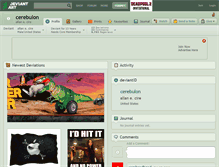 Tablet Screenshot of cerebulon.deviantart.com