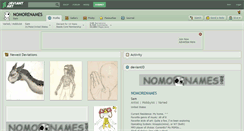 Desktop Screenshot of nomorenames.deviantart.com