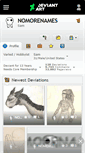 Mobile Screenshot of nomorenames.deviantart.com