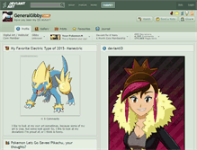 Tablet Screenshot of generalgibby.deviantart.com