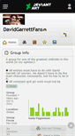 Mobile Screenshot of davidgarrettfans.deviantart.com