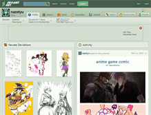 Tablet Screenshot of nazotyu.deviantart.com