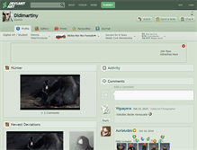 Tablet Screenshot of dldimartiny.deviantart.com