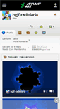 Mobile Screenshot of hgjf-radiolaria.deviantart.com
