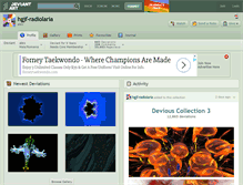 Tablet Screenshot of hgjf-radiolaria.deviantart.com