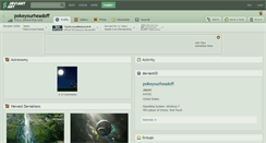 Desktop Screenshot of pokeyourheadoff.deviantart.com