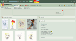Desktop Screenshot of hinatamccoy.deviantart.com