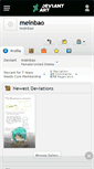 Mobile Screenshot of meinbao.deviantart.com