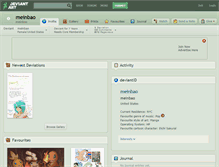 Tablet Screenshot of meinbao.deviantart.com