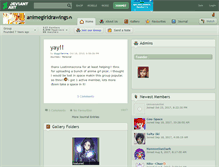 Tablet Screenshot of animegirldrawings.deviantart.com