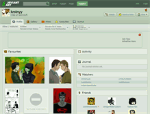 Tablet Screenshot of krstnyy.deviantart.com