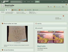 Tablet Screenshot of blood-scythe.deviantart.com
