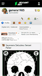 Mobile Screenshot of gamera1985.deviantart.com