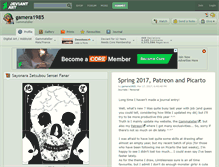 Tablet Screenshot of gamera1985.deviantart.com
