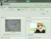 Tablet Screenshot of battlestar31.deviantart.com