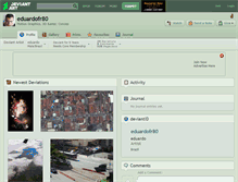 Tablet Screenshot of eduardofr80.deviantart.com