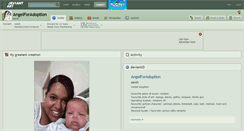 Desktop Screenshot of angelforadoption.deviantart.com