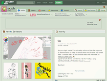Tablet Screenshot of oxxoh.deviantart.com
