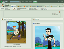 Tablet Screenshot of escorte.deviantart.com