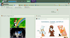 Desktop Screenshot of mintkitty.deviantart.com