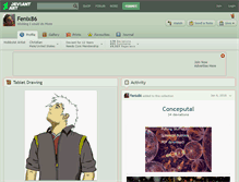 Tablet Screenshot of fenix86.deviantart.com