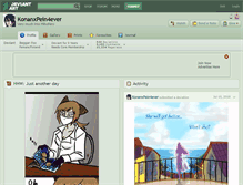 Tablet Screenshot of konanxpein4ever.deviantart.com
