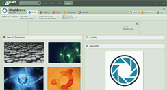 Desktop Screenshot of chuckdraws.deviantart.com