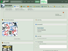 Tablet Screenshot of monicabar.deviantart.com