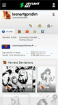 Mobile Screenshot of leonartgondim.deviantart.com