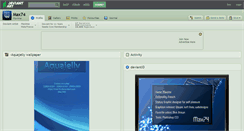 Desktop Screenshot of max74.deviantart.com