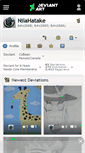 Mobile Screenshot of nilahatake.deviantart.com