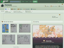 Tablet Screenshot of nilahatake.deviantart.com