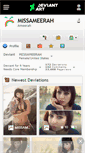 Mobile Screenshot of missameerah.deviantart.com