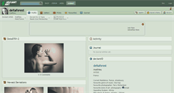 Desktop Screenshot of deltaforest.deviantart.com