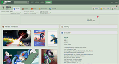 Desktop Screenshot of hock.deviantart.com