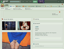 Tablet Screenshot of miiiiii.deviantart.com