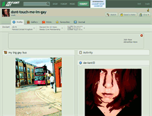 Tablet Screenshot of dont-touch-me-im-gay.deviantart.com