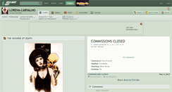 Desktop Screenshot of lorena-carvalho.deviantart.com