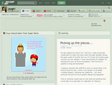 Tablet Screenshot of jazgirl.deviantart.com