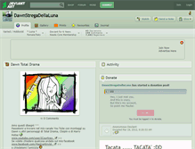 Tablet Screenshot of dawnstregadellaluna.deviantart.com