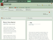 Tablet Screenshot of eternal-glade.deviantart.com