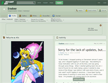 Tablet Screenshot of eradose.deviantart.com